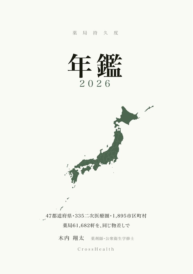 薬局持久度年鑑2026 表紙